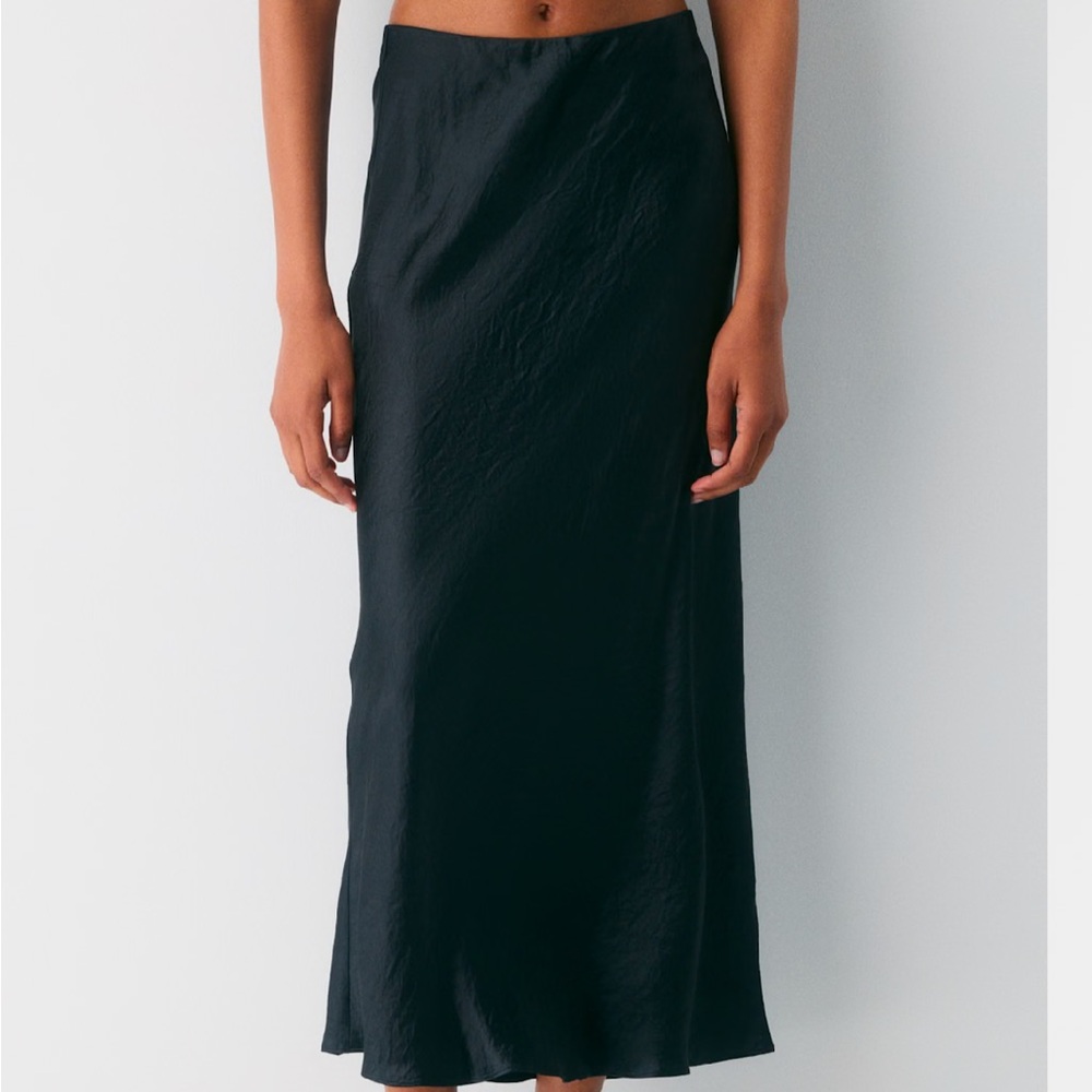 Babatin slip satin maxi skirt. Worn twice in perfect condition